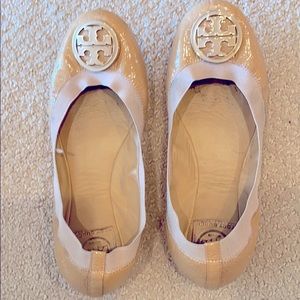 Tory Burch Caroline nude flats